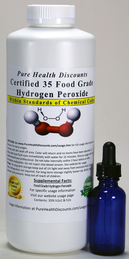 hydrogen peroxide the one minute cure